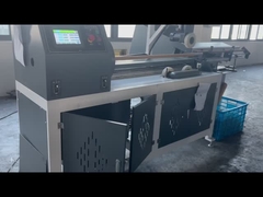 Máquina cortadora y ranuradora de tubos de papel de núcleo automático industrial para cortar tubos de papel kraft