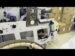Máquina de corte y rebobinado rotativo totalmente automático