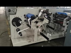 Máquina de corte y rebobinado de rollos de papel de velocidad media para corte de papel térmico