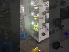 Máquina automática de impresión de etiquetas flexibles para 5 colores con estructura CI