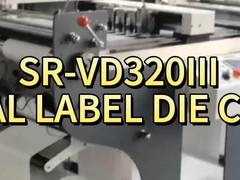 Etiquetas automáticas de etiqueta láser de papel de rodillo Die papel de pegatina de corte de la máquina de rodillo de etiqueta Die Cutte