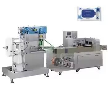 Electric Wet Wipe Machine 1-10 Pieces Easy To Operate With PLC Motor For Chemical Commodity Textiles Industries