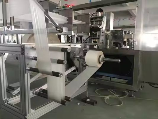 AWP-250 Baby Wet Wipes Making Machine And Packing Machine Product Line Alcohol Pad Packaging Machine