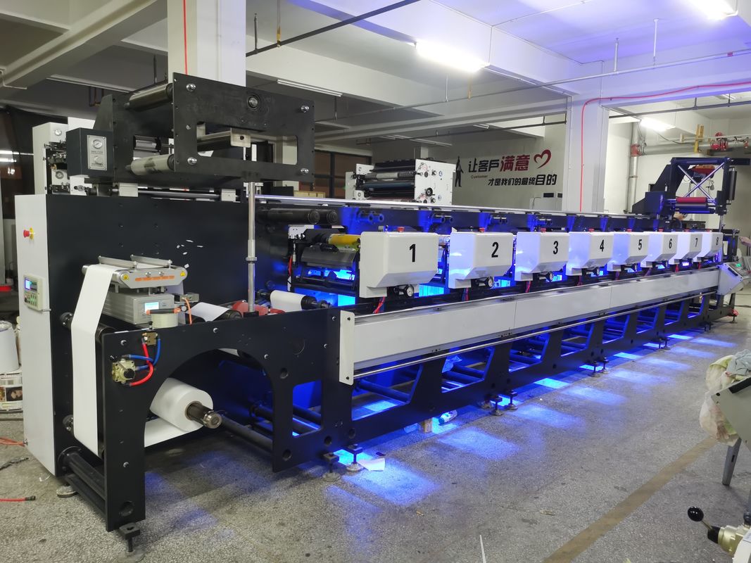 Roll To Roll Flexo Etiket Baskı Makinesi 4 Renkli Flexo Baskı Makinesi 150m/Min