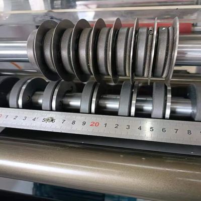 120m/Min 롤 페이퍼 슬리팅과 다시 감기 기계 2 kw