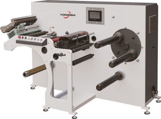 talhadeira giratória Rewinder da alta velocidade da máquina de 350m/Min Automatic Paper Core Cutting