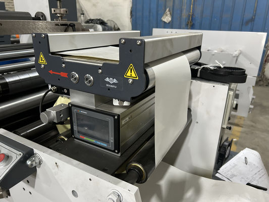 Rotary Blank Label Die Cutting Machine With Slitter 120 m/min