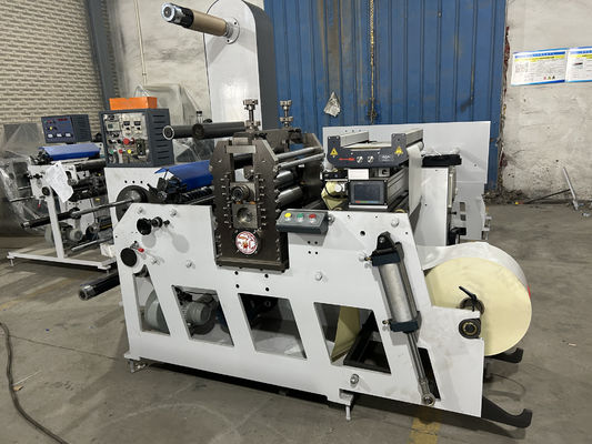 Rotary Blank Label Die Cutting Machine With Slitter 120 m/min