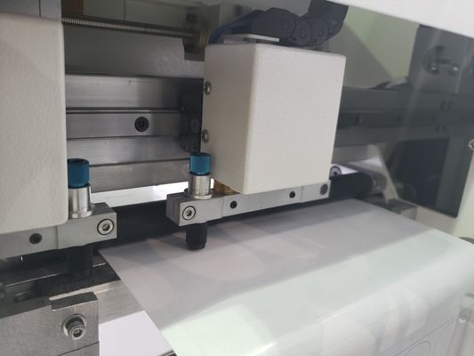 Macchina di taglio automatico ad alta velocità per etichette digitali a fuso doppia testa Desktop Die Cutter Label Sticker Printer