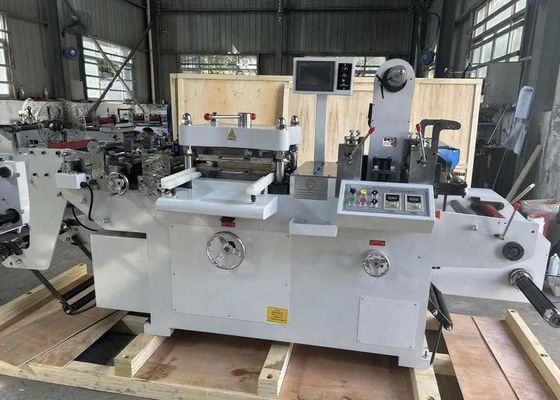 Automatic Medium Seepd Rotary Flat Bed Label Pattern Lable Die Cutting Machine