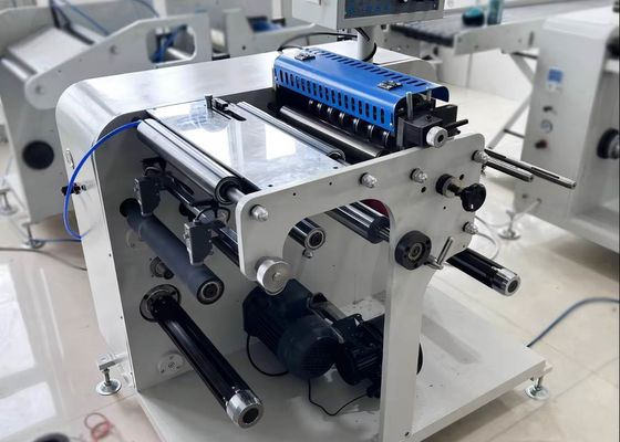 Automatic Turret Type Rewinder Paper Slitter Cut Rewinder Machine For Blank Lables