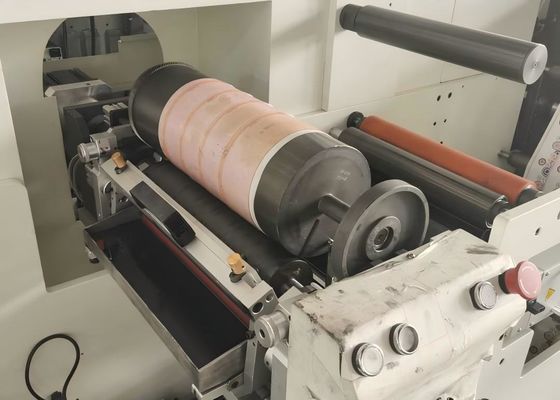 High Speed Auto Sticker Flat Bed Hot Foil Stamping Semi Rotary Die Cutting Slitting Machince with  Flexo Unit