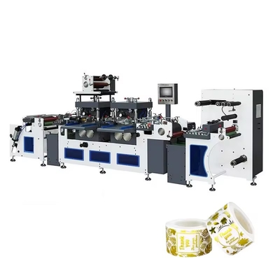 High Speed Flatbed Hot Foil Stamping And Label Die Cutting Machine Roll To Roll Aluminium Foil Printer Machine