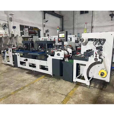 High Speed Flatbed Hot Foil Stamping And Label Die Cutting Machine Roll To Roll Aluminium Foil Printer Machine