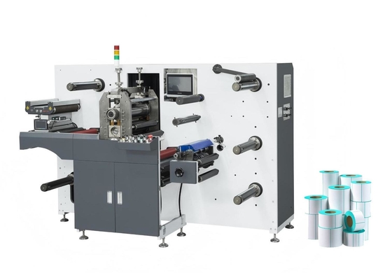 High Seepd Self-adhesive Intermittent Label Roll Full Rotary Printed Label Die Cutting Machine