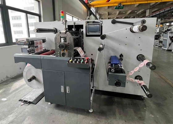 High Seepd Self-adhesive Intermittent Label Roll Full Rotary Printed Label Die Cutting Machine