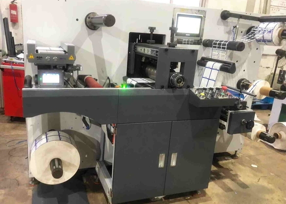 High Seepd Self-adhesive Intermittent Label Roll Full Rotary Printed Label Die Cutting Machine