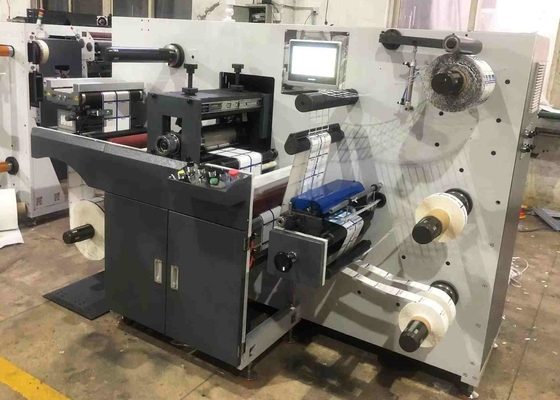 High Seepd Self-adhesive Intermittent Label Roll Full Rotary Printed Label Die Cutting Machine