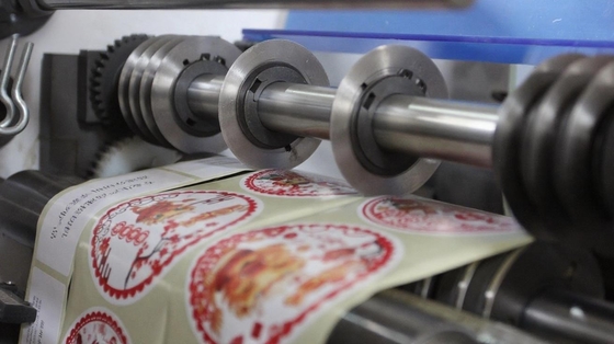 Auto Paper Rolls Slitter Rewinder Machine 350mm PLC Control