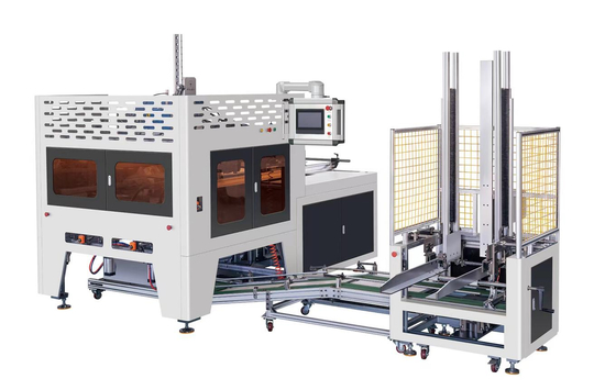 Fully Automatic Box  Folding Making Machine Through A Computer Program