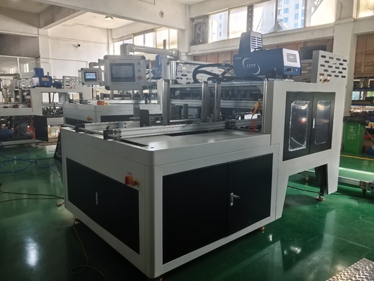 Fully Automatic Box  Folding Making Machine Through A Computer Program
