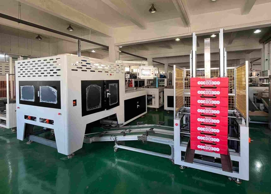 Automatic Corrugated Carton Fruit Box Adhesive Folding Machine With Collect Box