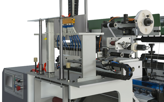 SR-350FQ High-Speed Label Slitting Machine with 220m/Min Max Speed and Auto Features for Label Production and Efficiency