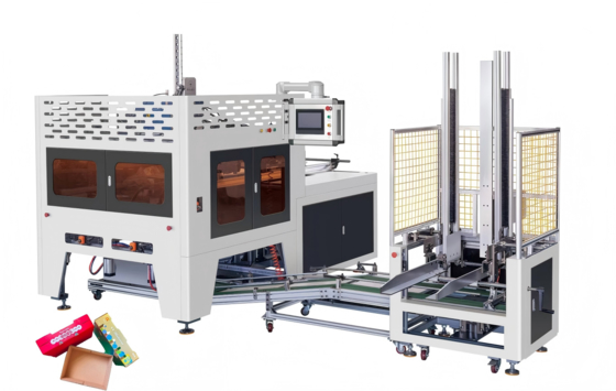 Máy xử lý thùng carton tự động hoàn toàn cho hộp đóng gói trái cây/rau củ và các hộp sản phẩm khác
