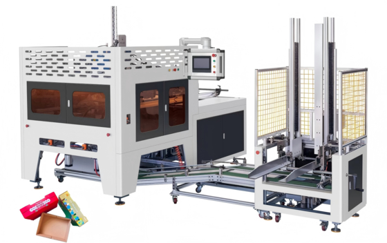 Machines de transformation de cartons entièrement automatiques Boîtes d'emballage de fruits et légumes et autres boîtes de produits