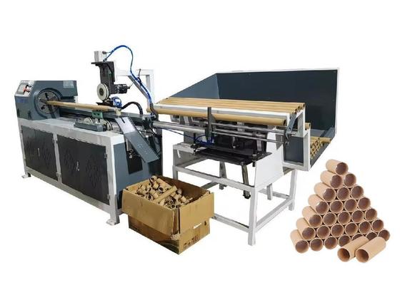 High Speed Industrial Automatic Paper Core Cutter Machine 1100-1300mm Tube Length
