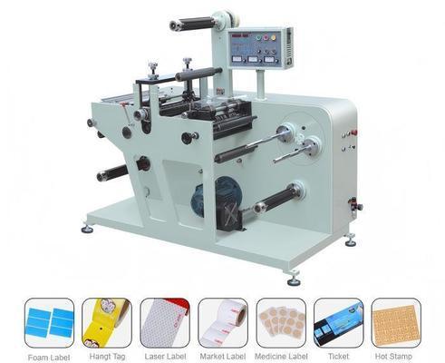 SR-350Y High Speed Rotary Die Cutting Slitting Machine With Slitting For Blank Label-label die cutting machine