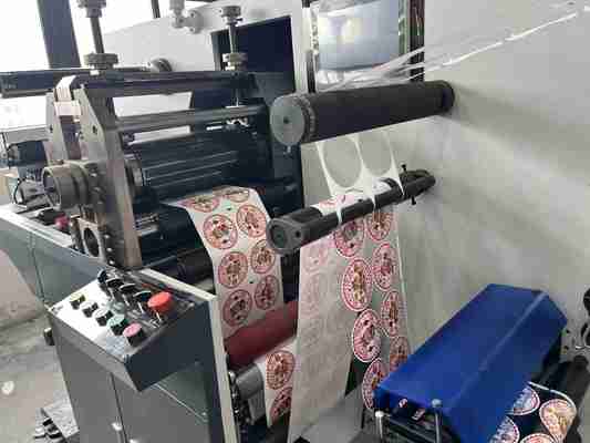 High Seepd Intermittent Printing Label Full Rotary Slitting Die Cutting Machine