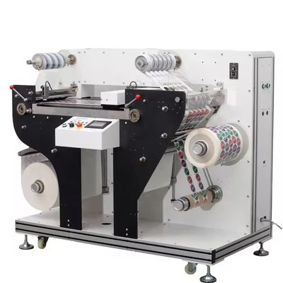 SR-VD320 Media Width 100-330mm Automatic Laser Label Sticker Paper Roll Die Cutting Machine With High Precision Servo Motor