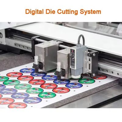 SR-VD320 Media Width 100-330mm Automatic Laser Label Sticker Paper Roll Die Cutting Machine With High Precision Servo Motor