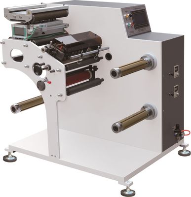 SR-350FZ Servo Motor Driven 200m/min Slitter Rewinder Machine Press & Cutting Plotter with Gear Pump Engine PLC Core Components