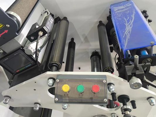 SR-350FZ Servo Motor Driven 200m/min Slitter Rewinder Machine Press & Cutting Plotter with Gear Pump Engine PLC Core Components