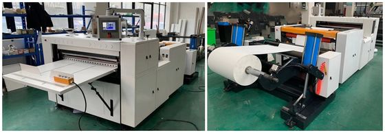 HKA-1400/1600 Multi-Material Jumbo Roll Cutting Machine for A4/A3 Paper Hamburg Paper PVC PET Schneider Motor Pump Bearing Gear