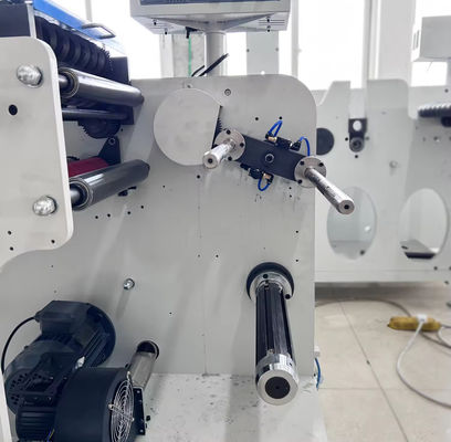 SR-350 Automatic Turret Type Rewinder Paper Slitter Cut Rewinder Machine For Blank Lables