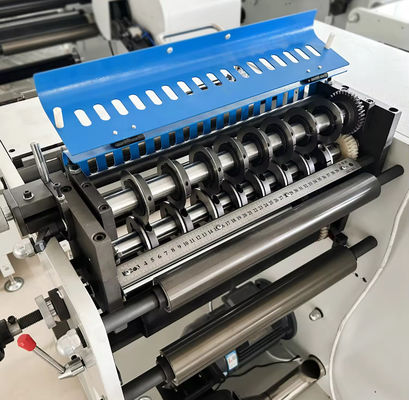 SR-350 Automatic Turret Type Rewinder Paper Slitter Cut Rewinder Machine For Blank Lables