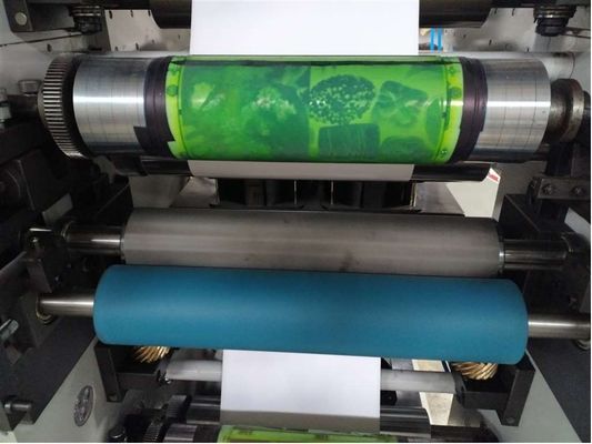 SR-320-4 Sunrise Automatic Roll Label Printing Machine 4-Color Flexo Lamination Die Cutting Slitting Paper Printer Touch Screen