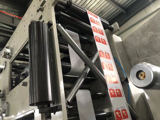 SR-320-4 Sunrise Automatic Roll Label Printing Machine 4-Color Flexo Lamination Die Cutting Slitting Paper Printer Touch Screen
