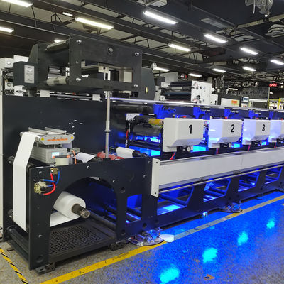 Full Automatic 2 4 6 Color Unit Type Plastic Label Fexographic Flexo Printing Machine